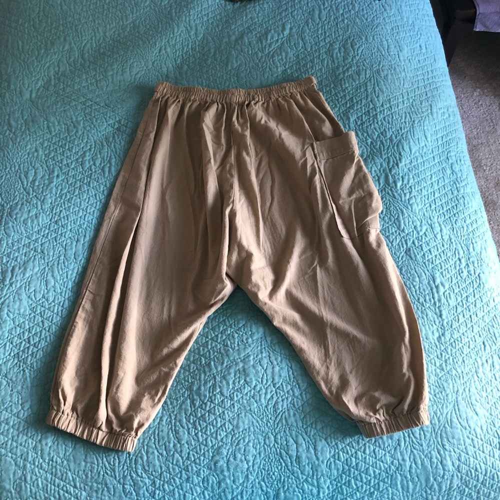 Casual Tan/Beige Cropped Pants